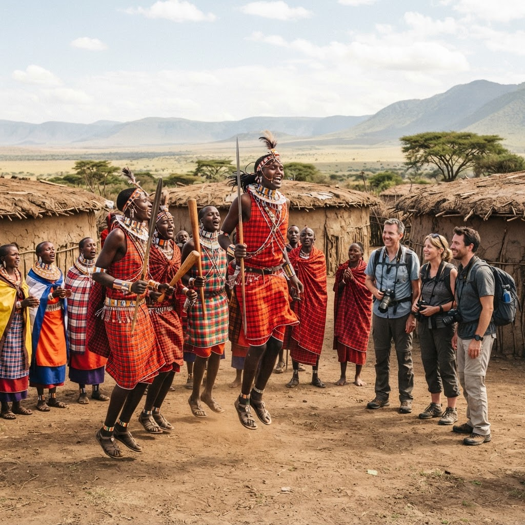 Maasai cultural experience - East Africa safari tourism photography
