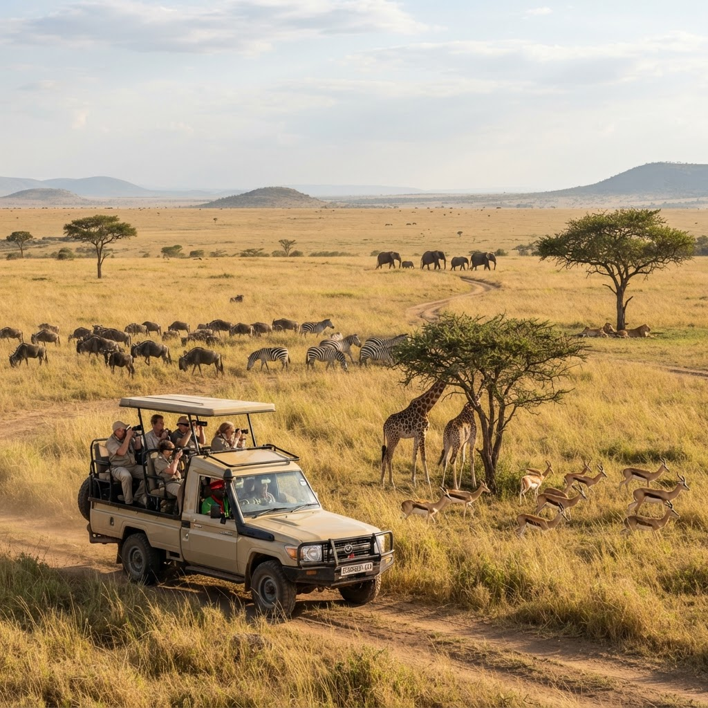 Serengeti National Park Tanzania wildlife safari landscape